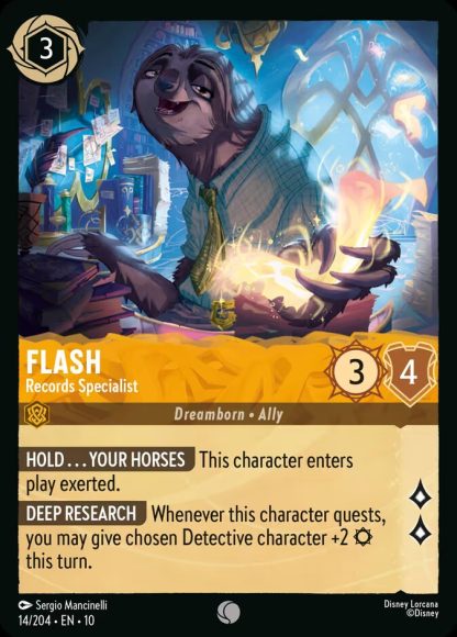 Flash - Records Specialist · Whispers in the Well 14