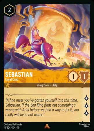 Sebastian - Loyal Crab  ·  Whispers in the Well 16 · Foil