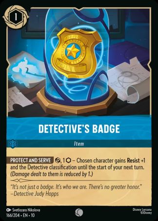 Detective's Badge  ·  Whispers in the Well 166