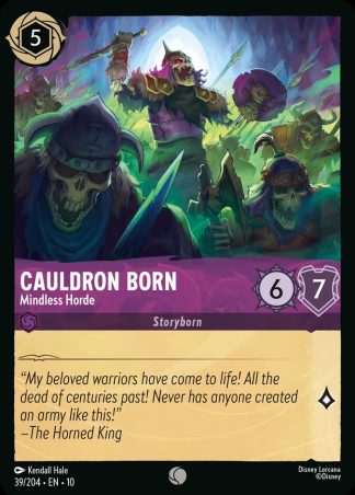 Cauldron Born - Mindless Horde  ·  Whispers in the Well 39 · Foil