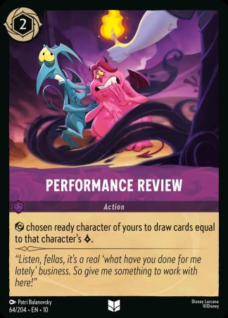 Performance Review  ·  Whispers in the Well 64
