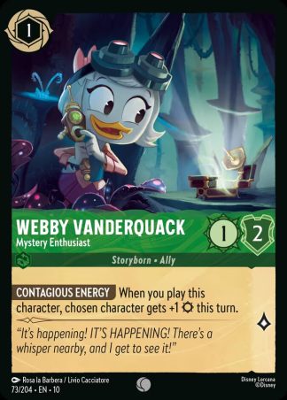 Webby Vanderquack - Mystery Enthusiast  ·  Whispers in the Well 73