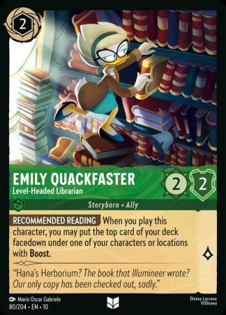 Emily Quackfaster - Level-Headed Librarian  ·  Whispers in the Well 80