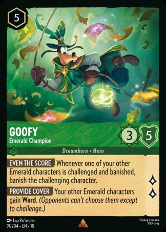 Goofy - Emerald Champion  ·  Whispers in the Well 91