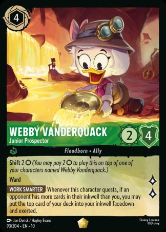 Webby Vanderquack - Junior Prospector  ·  Whispers in the Well 93