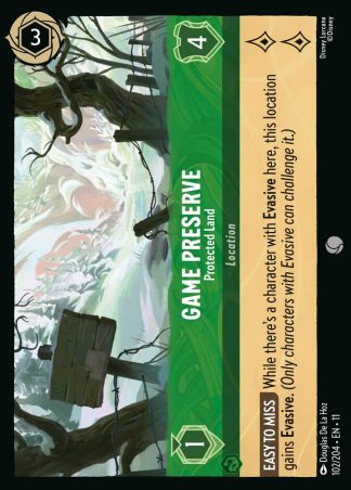 Game Preserve - Protected Land  ·  Winterspell 102