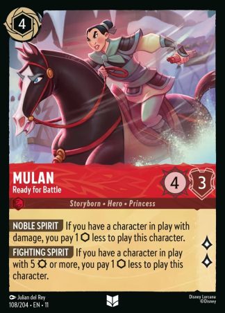 Mulan - Ready for Battle  ·  Winterspell 108