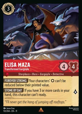 Elisa Maza - Transformed Gargoyle  ·  Winterspell 112