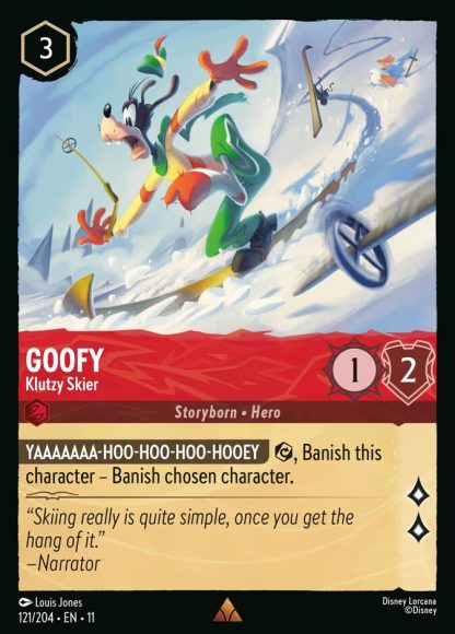Goofy - Klutzy Skier · Winterspell 121
