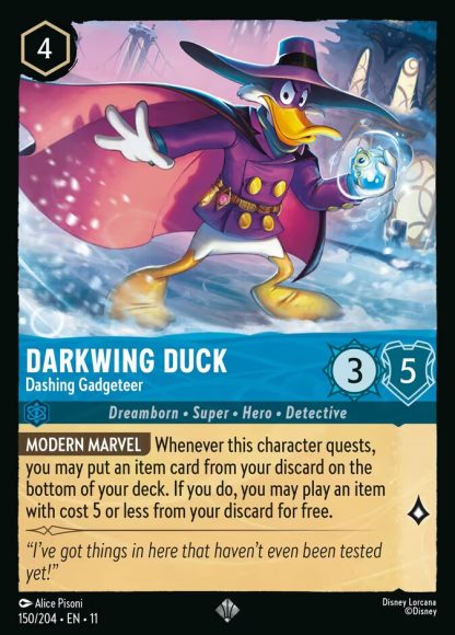 Darkwing Duck - Dashing Gadgeteer · Winterspell 150