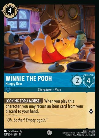 Winnie the Pooh - Hungry Bear  ·  Winterspell 151