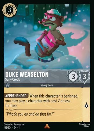 Duke Weaselton - Surly Crook  ·  Winterspell 182