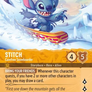 Stitch - Carefree Snowboarder  ·  Winterspell 207
