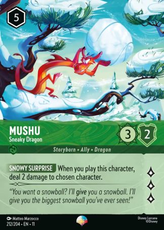 Mushu - Sneaky Dragon  ·  Winterspell 212