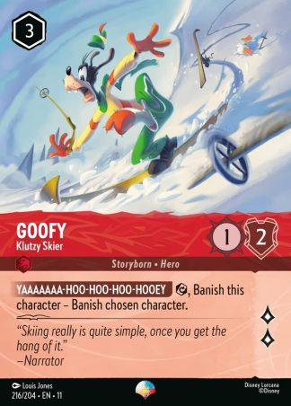 Goofy - Klutzy Skier  ·  Winterspell 216
