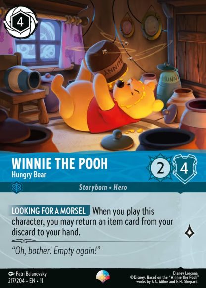 Winnie the Pooh - Hungry Bear · Winterspell 217