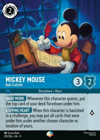 Mickey Mouse - Bob Cratchit  ·  Winterspell 219