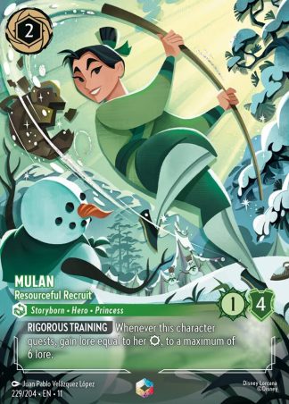 Mulan - Resourceful Recruit  ·  Winterspell 229