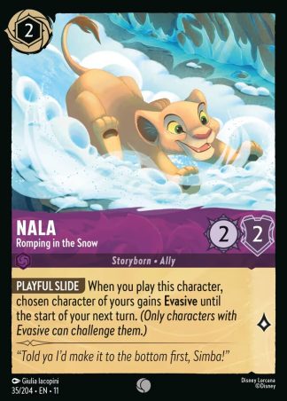Nala - Romping in the Snow  ·  Winterspell 35
