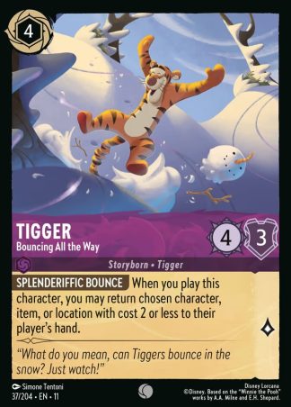 Tigger - Bouncing All the Way  ·  Winterspell 37