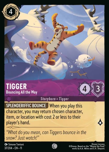 Tigger - Bouncing All the Way · Winterspell 37