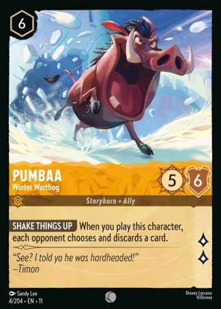 Pumbaa - Winter Warthog  ·  Winterspell 4