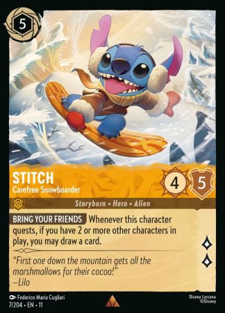 Stitch - Carefree Snowboarder  ·  Winterspell 7
