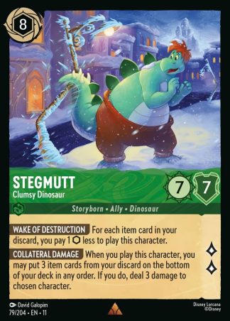 Stegmutt - Clumsy Dinosaur  ·  Winterspell 79