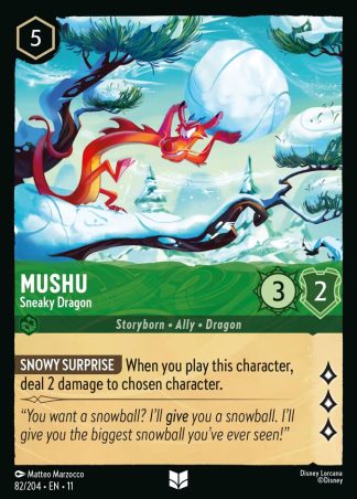 Mushu - Sneaky Dragon  ·  Winterspell 82