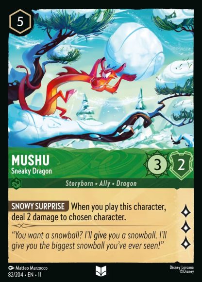 Mushu - Sneaky Dragon · Winterspell 82