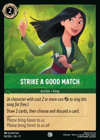 Strike A Good Match  ·  Winterspell 94