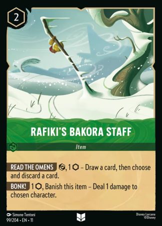 Rafiki's Bakora Staff  ·  Winterspell 99