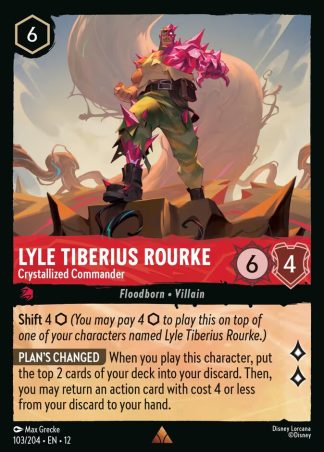 Lyle Tiberius Rourke - Crystallized Commander  ·  Wilds Unknown 103 · Foil