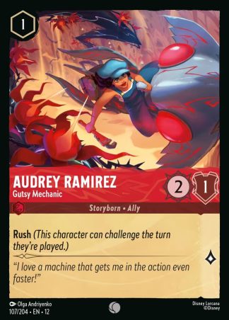 Audrey Ramirez - Gutsy Mechanic · Wilds Unknown 107 · Foil