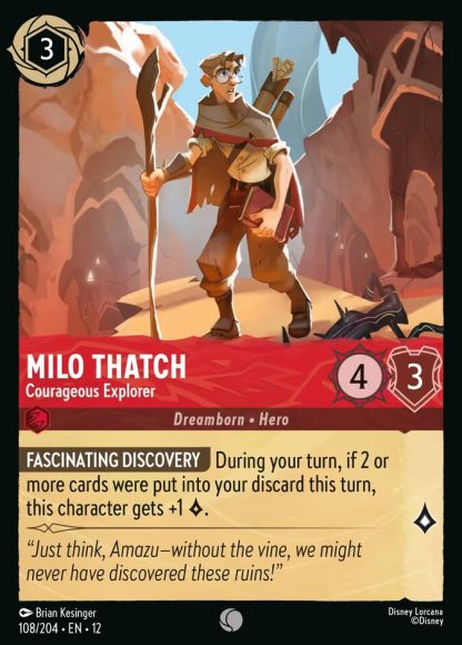 Milo Thatch - Courageous Explorer · Wilds Unknown 108