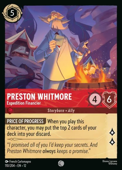 Preston Whitmore - Expedition Financier · Wilds Unknown 110