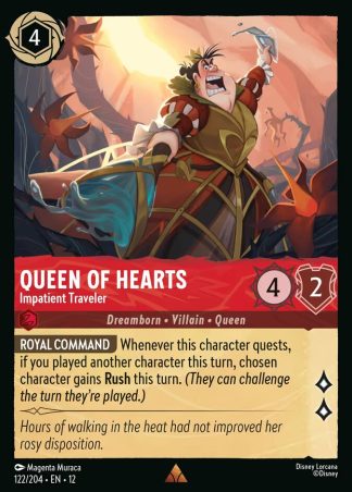 Queen of Hearts - Impatient Traveler  ·  Wilds Unknown 122
