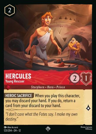 Hercules - Young Rescuer  ·  Wilds Unknown 123 · Foil