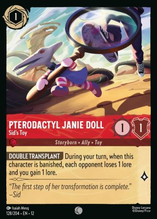 Pterodactyl Janie Doll - Sid's Toy  ·  Wilds Unknown 128 · Foil