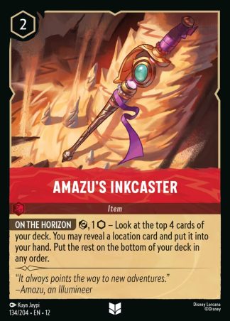 Amazu's Inkcaster  ·  Wilds Unknown 134 · Foil