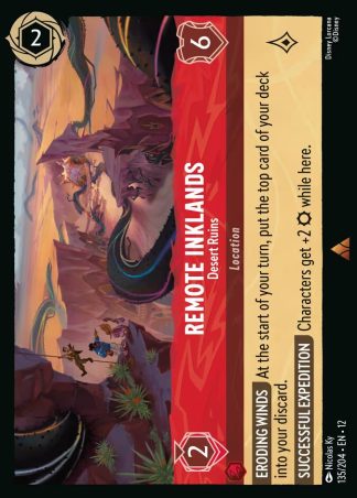 Remote Inklands - Desert Ruins  ·  Wilds Unknown 135 · Foil
