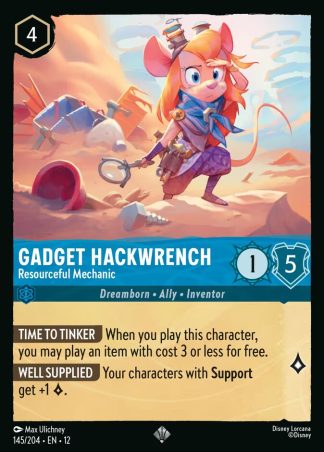 Gadget Hackwrench - Resourceful Mechanic  ·  Wilds Unknown 145