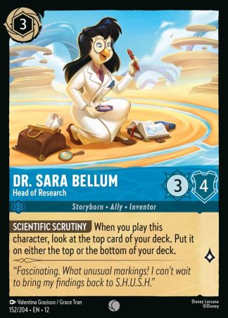 Dr. Sara Bellum - Head of Research  ·  Wilds Unknown 152