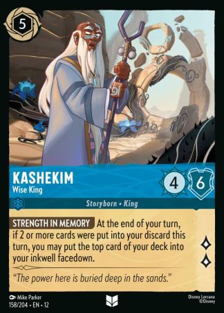Kashekim - Wise King  ·  Wilds Unknown 158 · Foil