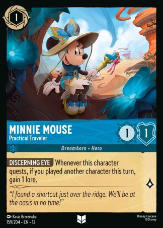 Minnie Mouse - Practical Traveler  ·  Wilds Unknown 159 · Foil