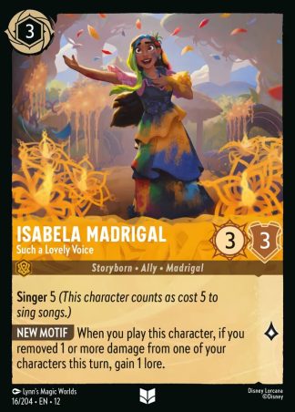 Isabela Madrigal - Such a Lovely Voice · Wilds Unknown 16 · Foil