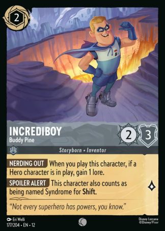Incrediboy - Buddy Pine  ·  Wilds Unknown 177