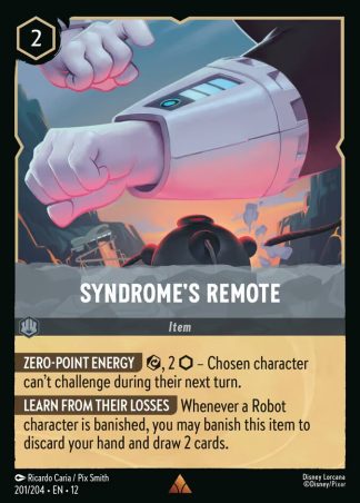 Syndrome's Remote · Wilds Unknown 201 · Foil