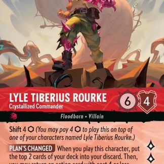 Lyle Tiberius Rourke - Crystallized Commander  ·  Wilds Unknown 214