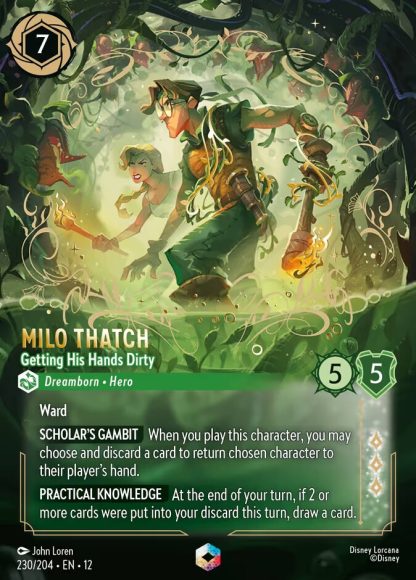 Milo Thatch - Getting His Hands Dirty · Wilds Unknown 230